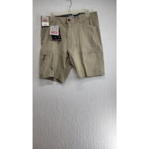 WRANGLER - MEN'S 34" - BROWN ALL TERERAIN GEAR CARGO SHORTS